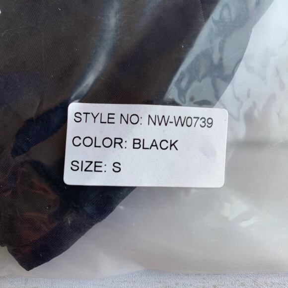 NWT Naked Wardrobe Bandeau Bikini Swim Set in Black - Picture 9 of 9